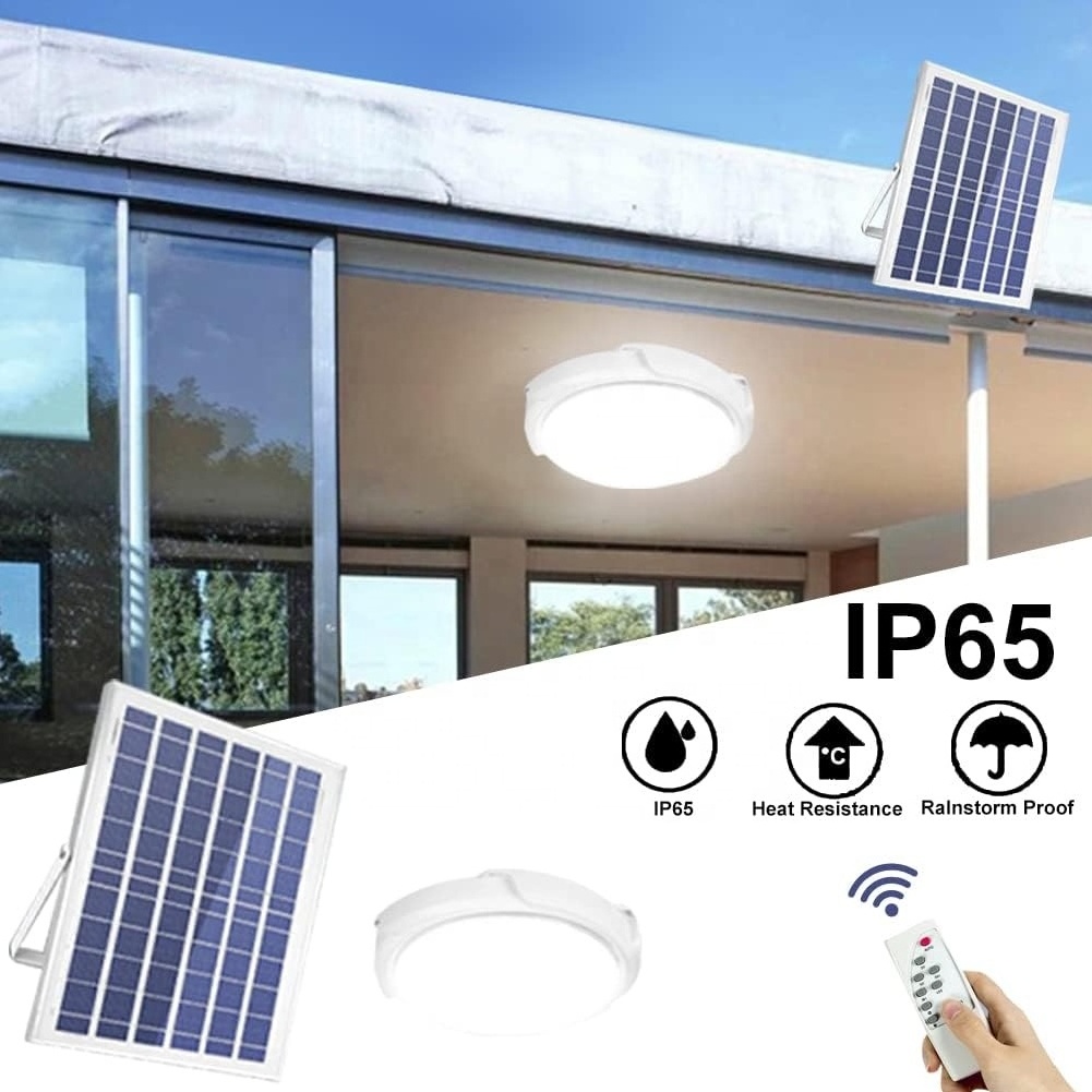 Remote Control  Indoor outdoor  Solar Light Lamp Solar Ceiling Light for  Home House