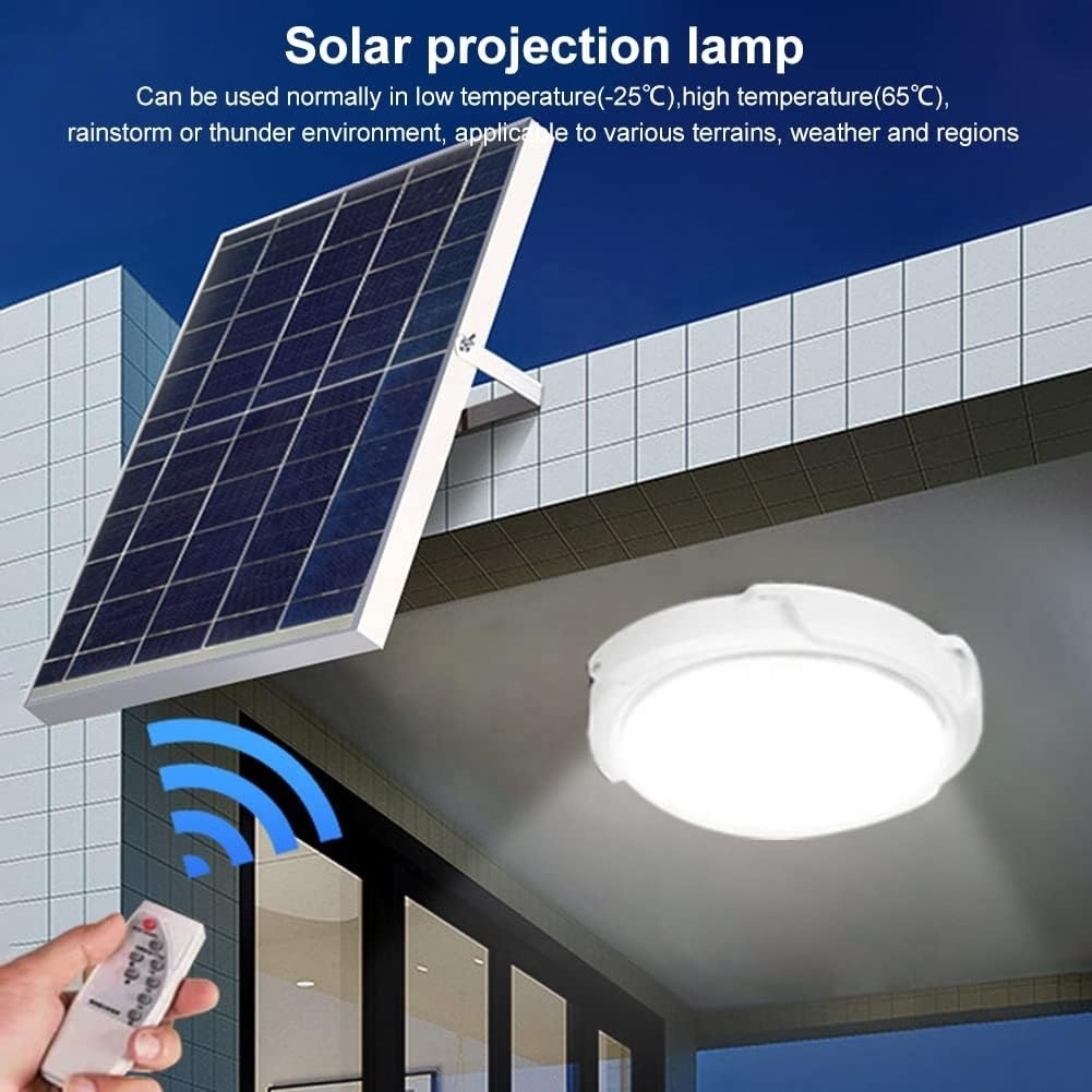 Remote Control  Indoor outdoor  Solar Light Lamp Solar Ceiling Light for  Home House