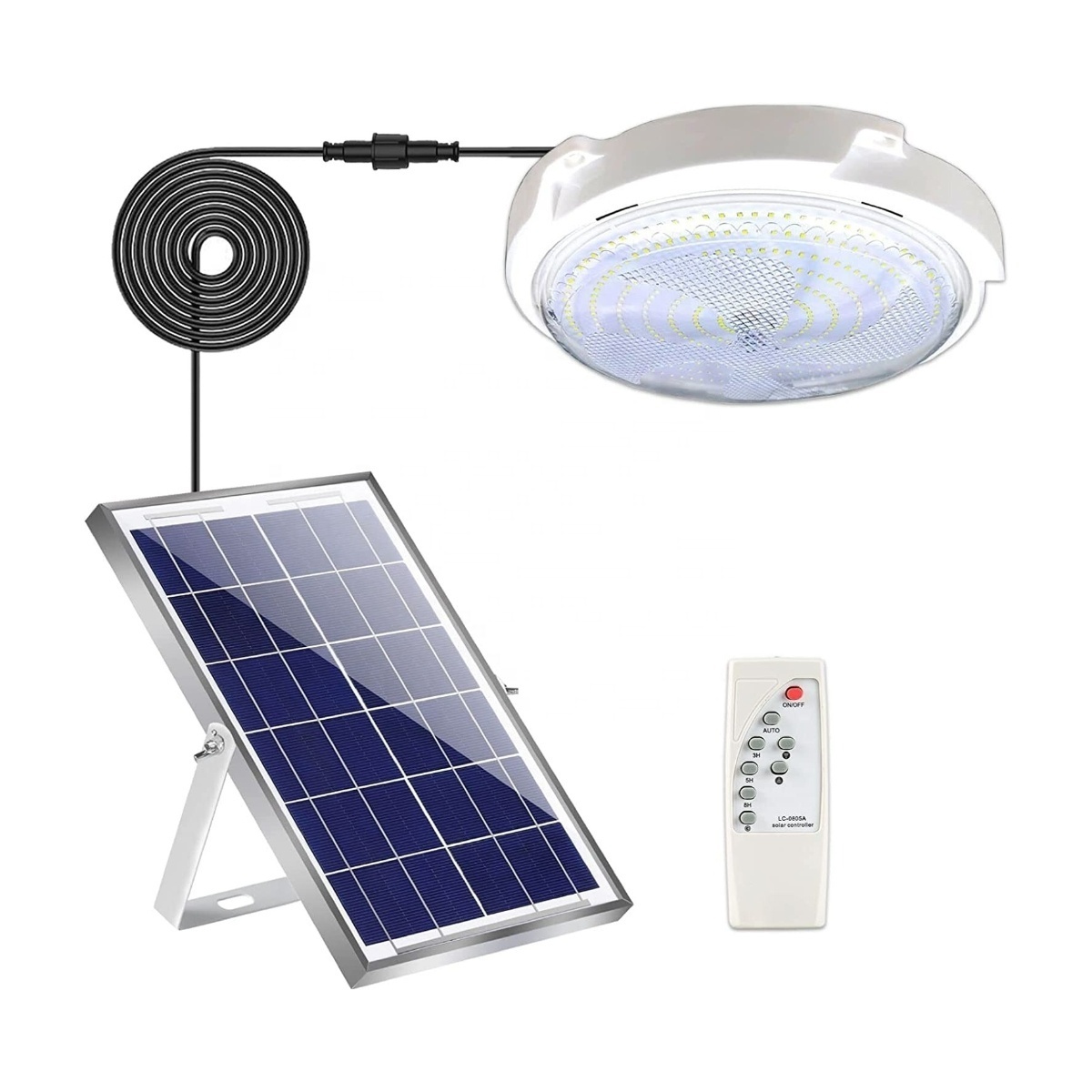 Remote Control  Indoor outdoor  Solar Light Lamp Solar Ceiling Light for  Home House