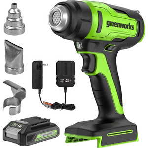 Greenworks 24V Cordless Heat Gun with 2.0Ah USB Battery and Charger