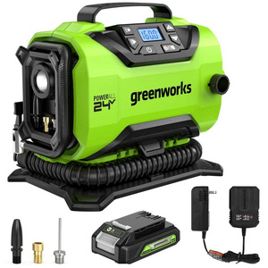 Greenworks 24V Portable Air Compressor 2.0Ah Battery and Charger Included