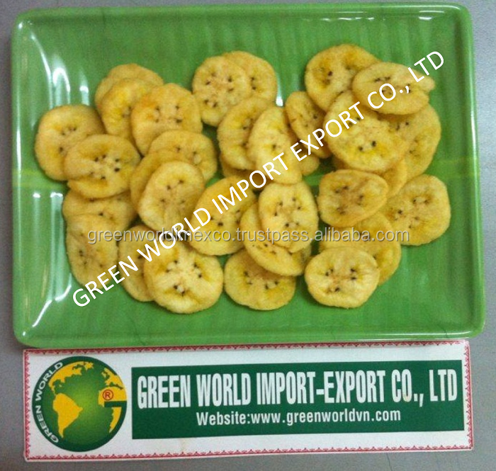 DRIED BANANA CHIPS, HOT PRODUCT 2018, BEST SELLERS TO EUROPE