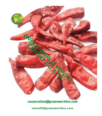 Wholesale Price Natural Frozen Red Kashmiri Chili Pepper Extra Hot Spice from Asia Available in Vietnam