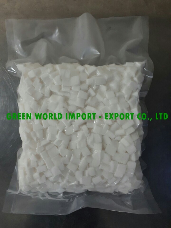 100% NATURAL FROZEN COCONUT MEET CUBE FROM VIETNAM WITH BEST QUALITY AND THE CHEAPEST PRICE