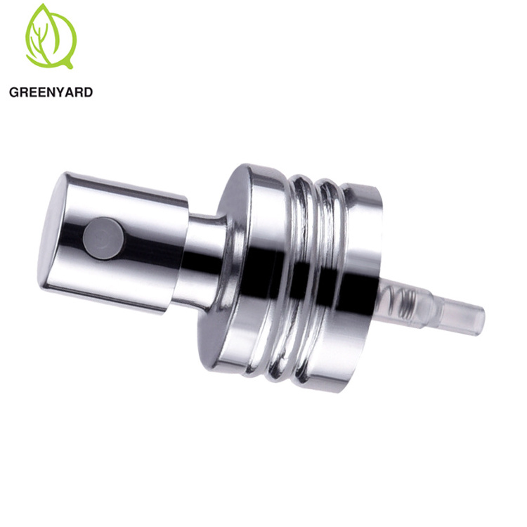 Aluminum cover perfume pump spray plastic sprayer nozzle