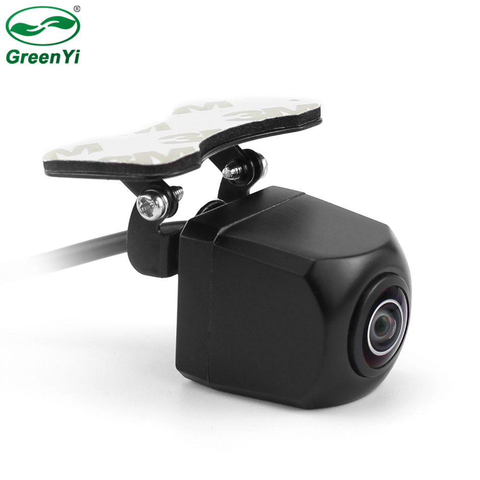 GreenYi 170 Angle Vehicle Rear Front Side View Camera CCD Fish Eyes Night Vision Waterproof IP68 Universal Car Camera