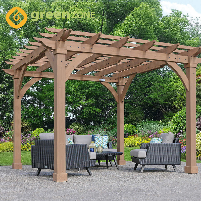 modern pergola Grape trellis garden aluminum pergola