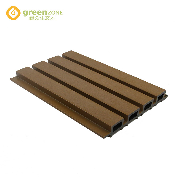 exterior and interior decoration composite board wallboard outdoor slat fluted wpc wall panel