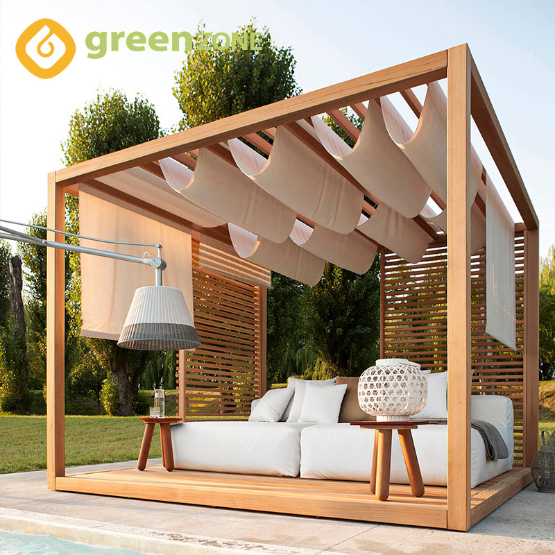 Grape trellis gazebo for garden wood pergola outdoor