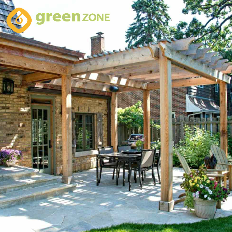 Grape trellis gazebo for garden wood pergola outdoor