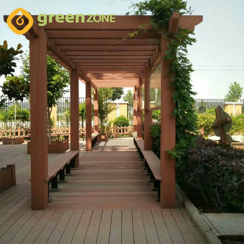 wood pergola outdoor Grape trellis gazebo garden