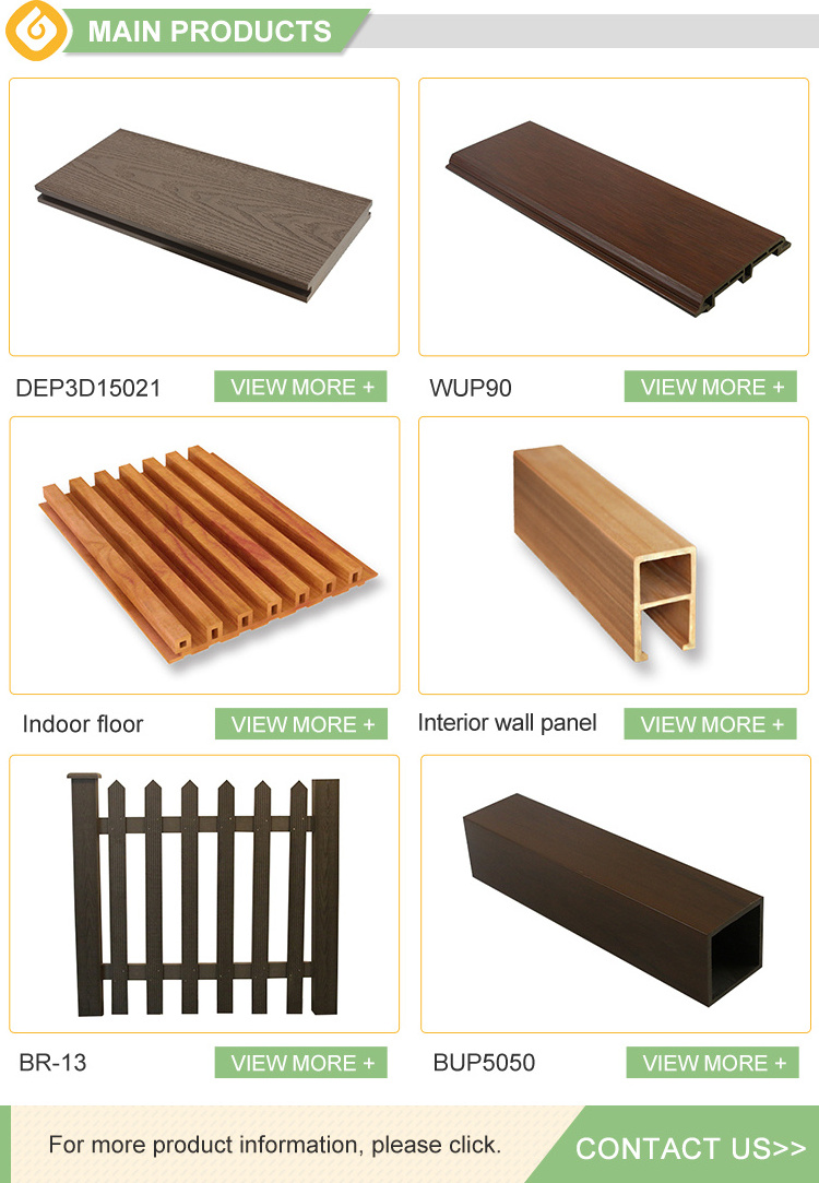 Outdoor Wall Cladding Wood Plastic Composite Wpc Panels Fireproof ...