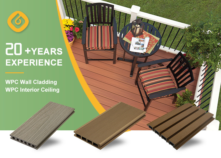 Outdoor Wall Cladding Wood Plastic Composite Wpc Panels Fireproof ...