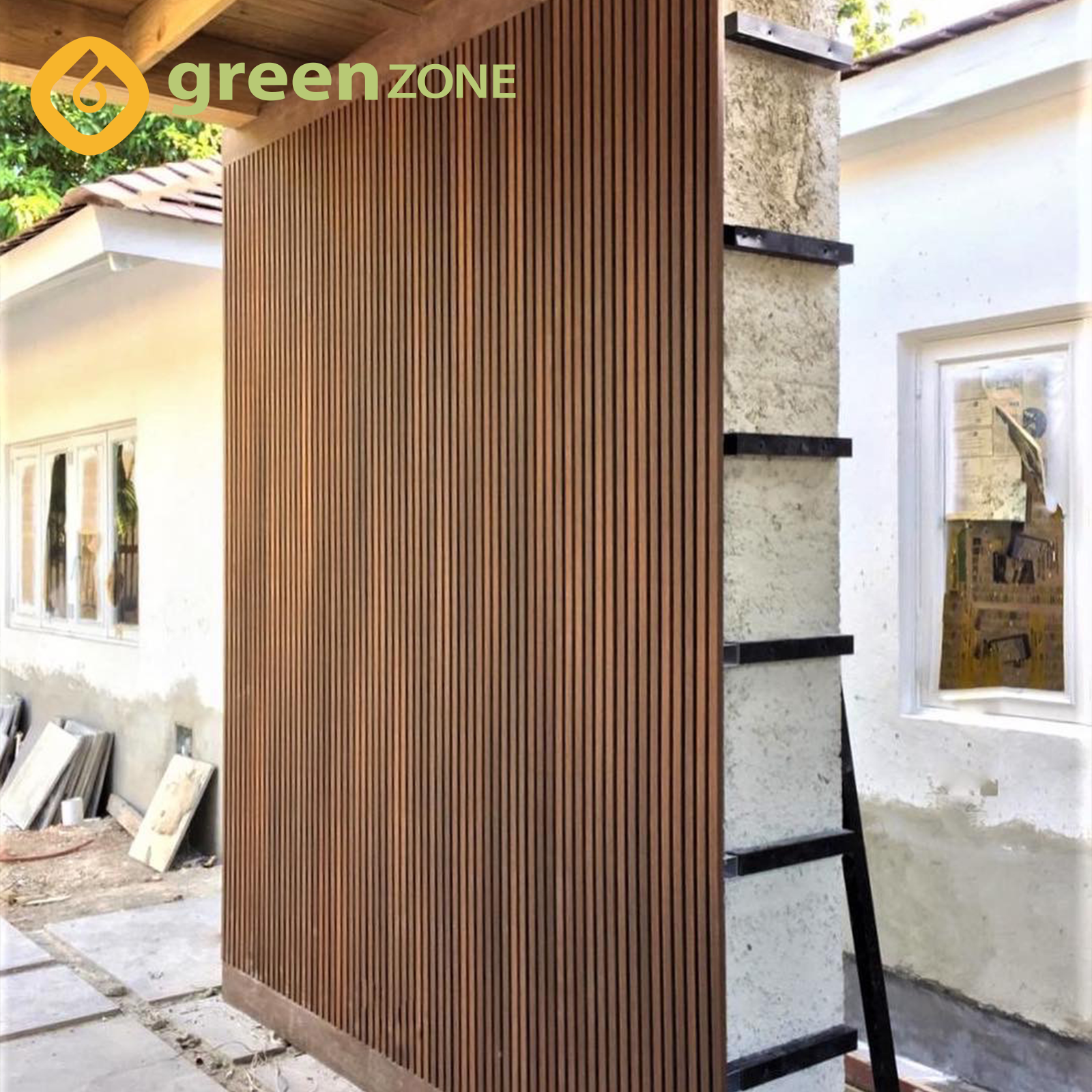 Co-extrusion outdoor decoration wpc wall cladding wall panel