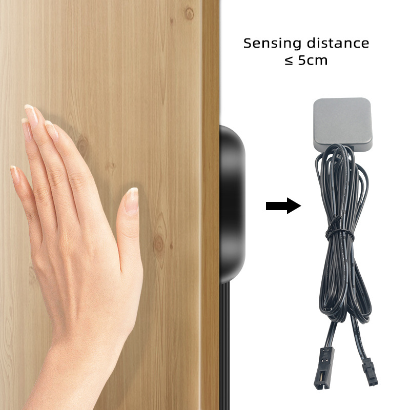 GREESON DC12V 24V Wooden glass board Cabinet wardrobe Hidden Partition Proximity Hand Wave touch sensor Switch with dimming