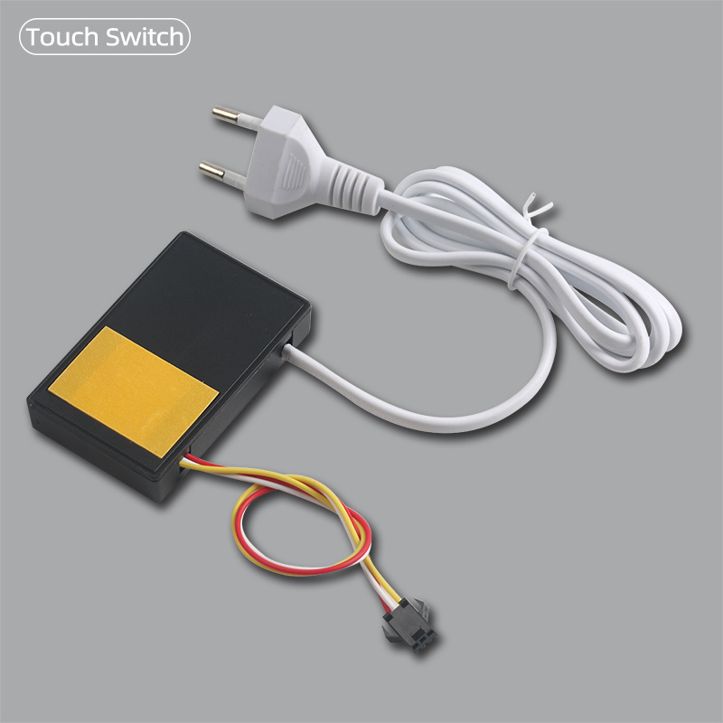 Wholesale Factory Price 110V 220V 12W 1A Led Light Mirror Touch Sensor Switch For 1-5mm Glass/Acrylic/Bathrom Mirror