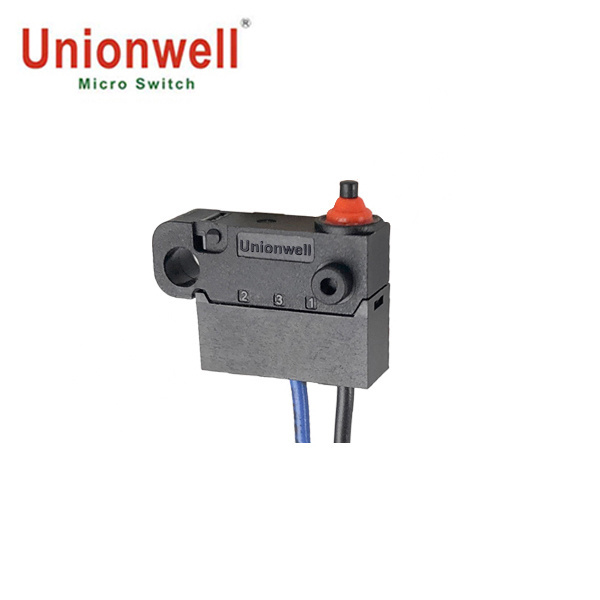 Unionwell limit switch 125V 3A waterproof ultra small 0.1A 40T85 automotive electronic low profile micro switch