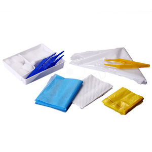 Dressing set hospital disposable sterile medical instrument surgical basic dressing set