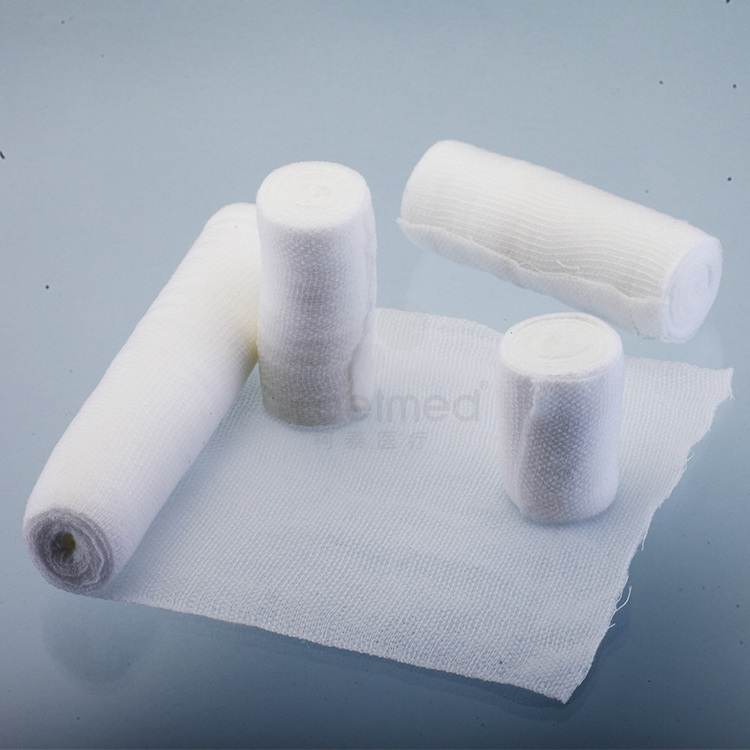 X Ray Detectable Gauze Bandage Rolls Paper Packed 36x100 Sterile Cotton Medical 4ply 100 Yards Absorbent Gauze Roll