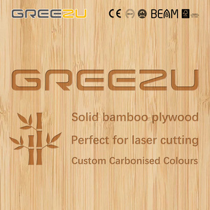 Bamboo veneer laminated panel 2mm 3mm 4mm Bamboo plywood for laser cut sustainable Bamboo sheets