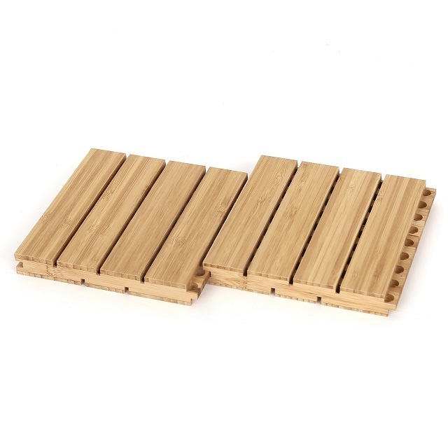 Sound diffuser bamboo wood ceiling panel Soundproofing bamboo fiber panel Bamboo acoustic wall panels