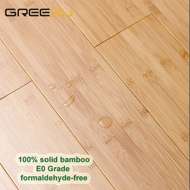 (IN STOCK) Durable waterproof horizontal solid bamboo flooring Indoor charcoal click system bamboo flooring tile