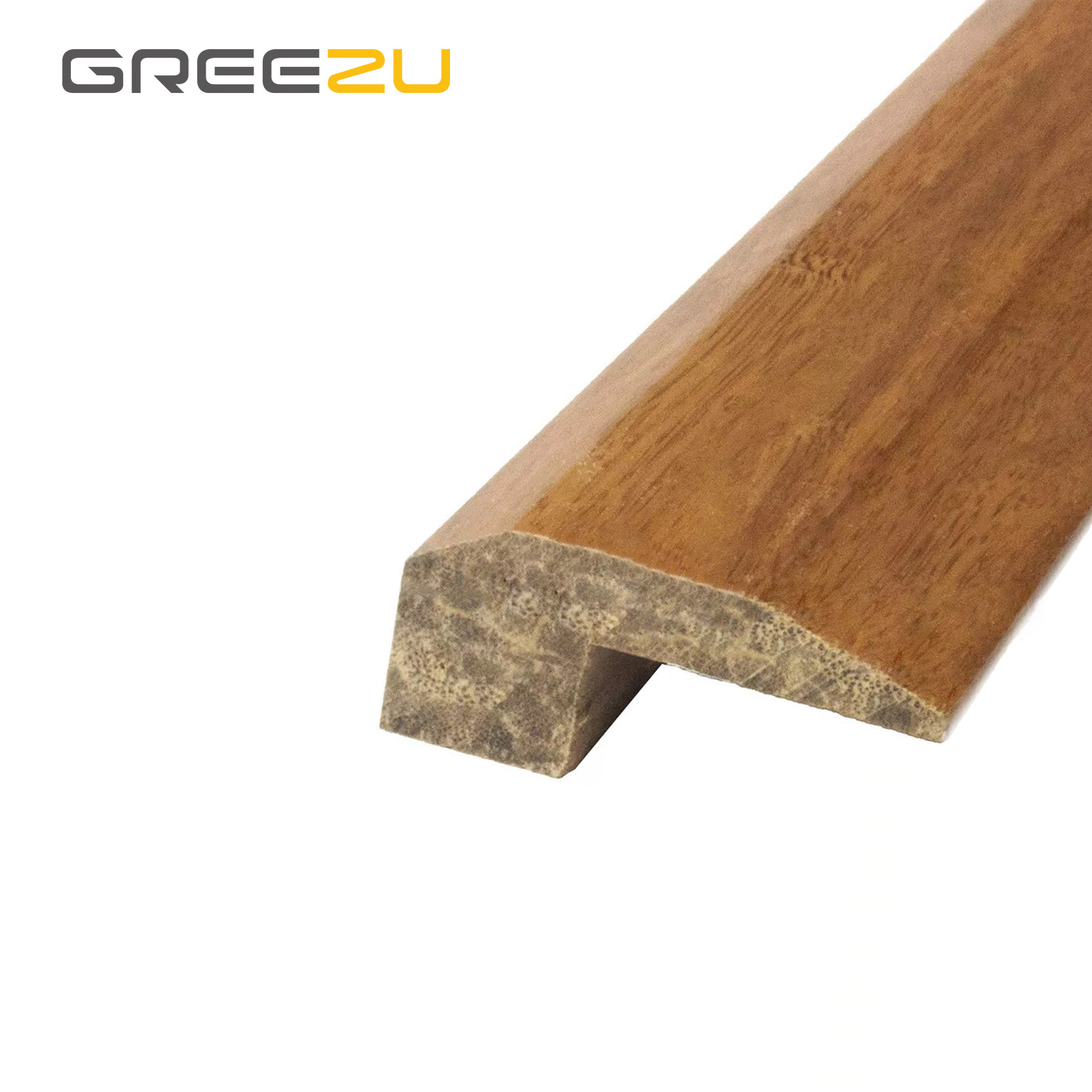 Greezu Direct factory Suelo de bambu accessories Waterproof hreshold Strand woven bamboo flooring accessories