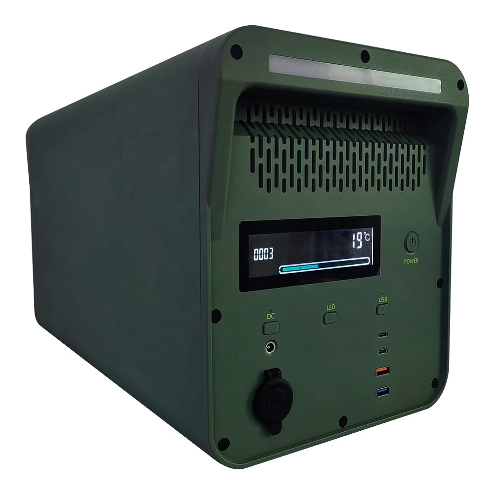 700W 1500W 2000W Portable power supply Emergency power supply 24v 25.6V energy storage battery