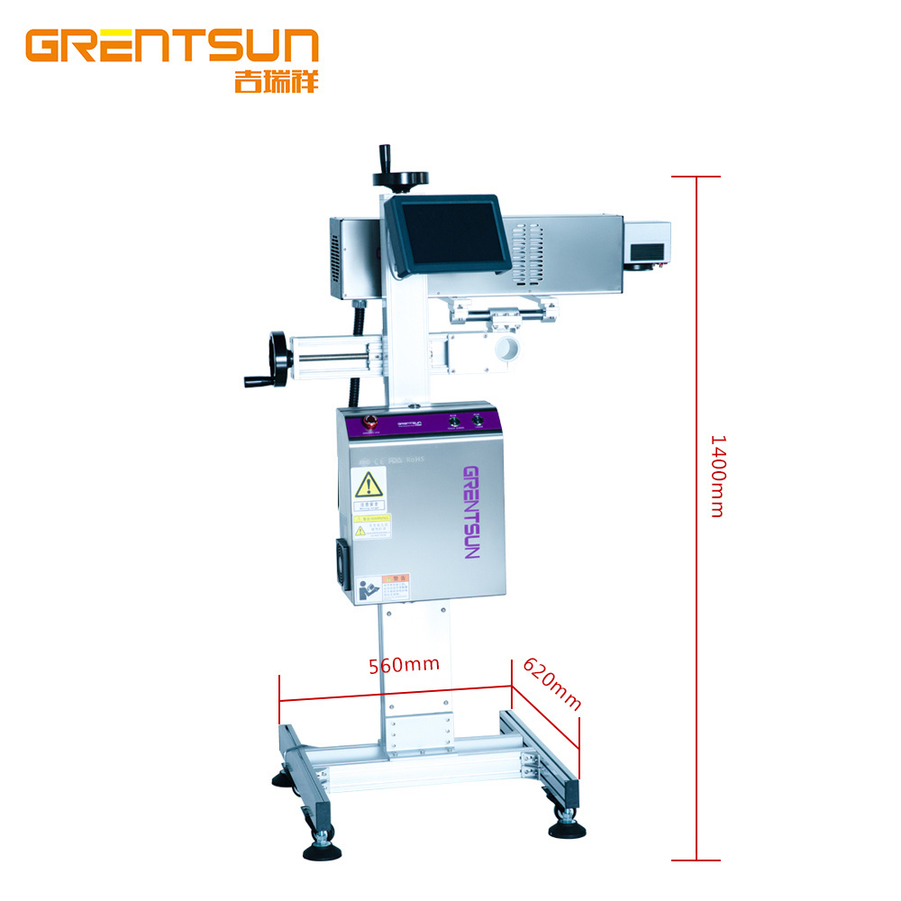 Fast Marking 30W UV Co2 Fiber Laser Marking  Machine For Date Marking Of Packaging Bags CO2 Laser Engraving Machines