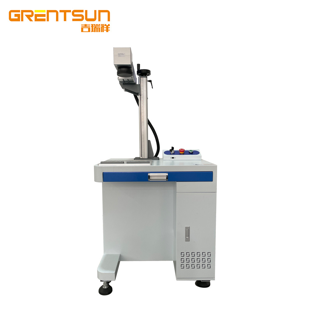 Wuhan OEM 20W 30W 50W desktop landed fiber lazer engraving machine ppr pipe laser marking machine for zippo lighter 18k gold