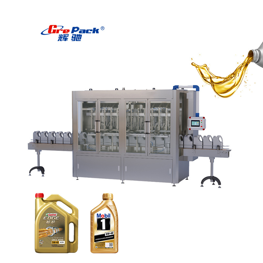 Automatic Engine Oil Filling Machine for Lubricant Oil /Motor Oil /Car Oil Bottle Packing Production Line