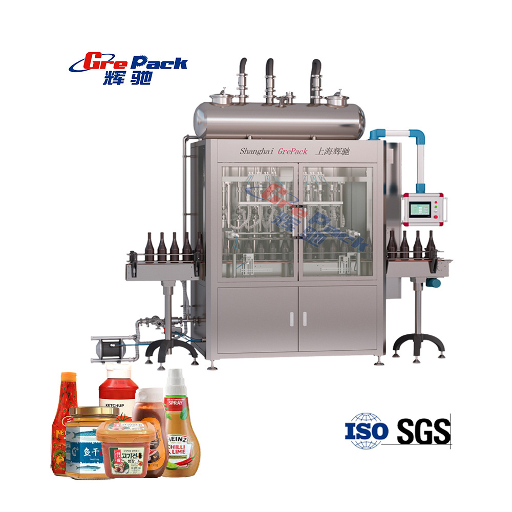 High-Precision Automatic Salad Dressing/Seafood Sauce/Peanut Butter Filling Machine