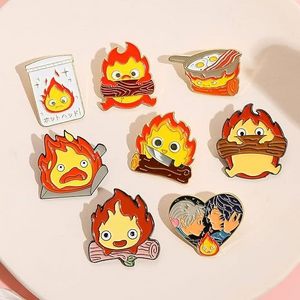 GREPAS GIFTS Customization Fire Flame Enamel Lapel Pins