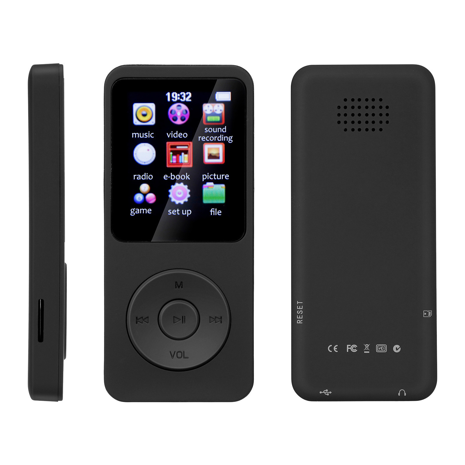 Mini 8gb 16gb 32gb 64gb pocket  Mp3  Mp4 Music Player  Multi-functional Electronic Memory Card Speaker