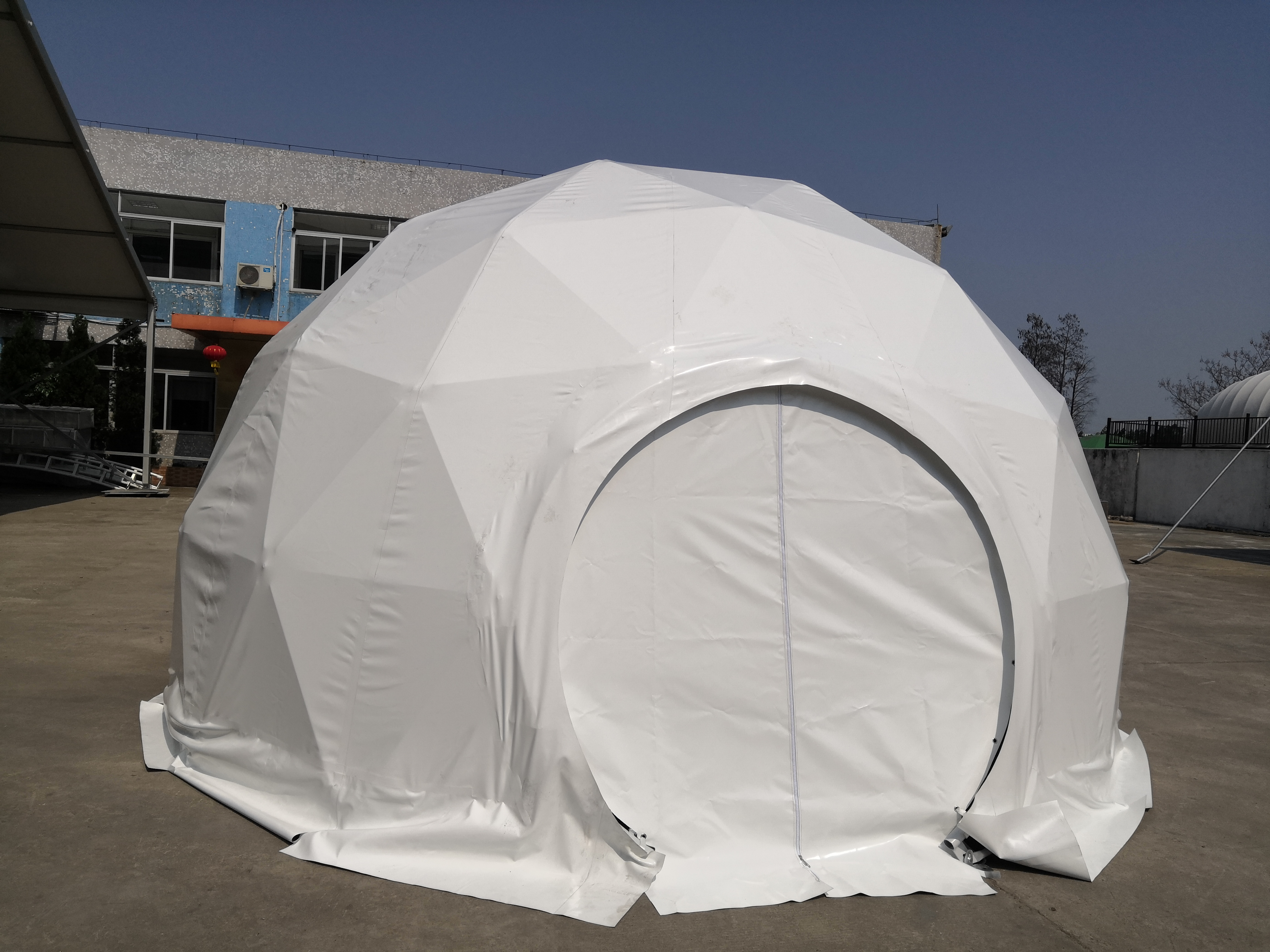 Steel Structure Igloo Outdoor Glass Hotel Igloo 3.6m Garden Igloo Tent for camping