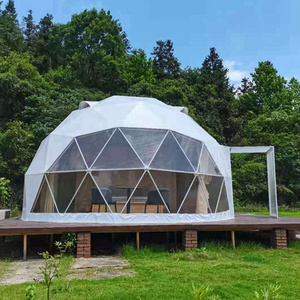 Steel Structure Igloo Outdoor Glass Hotel Igloo 3.6m Garden Igloo Tent for camping