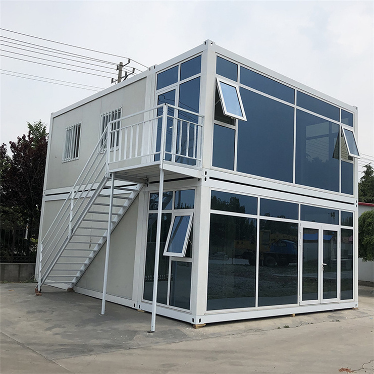 20-foot steel structure living prefabricated modular house Flatpack container house Casa Prefabricada