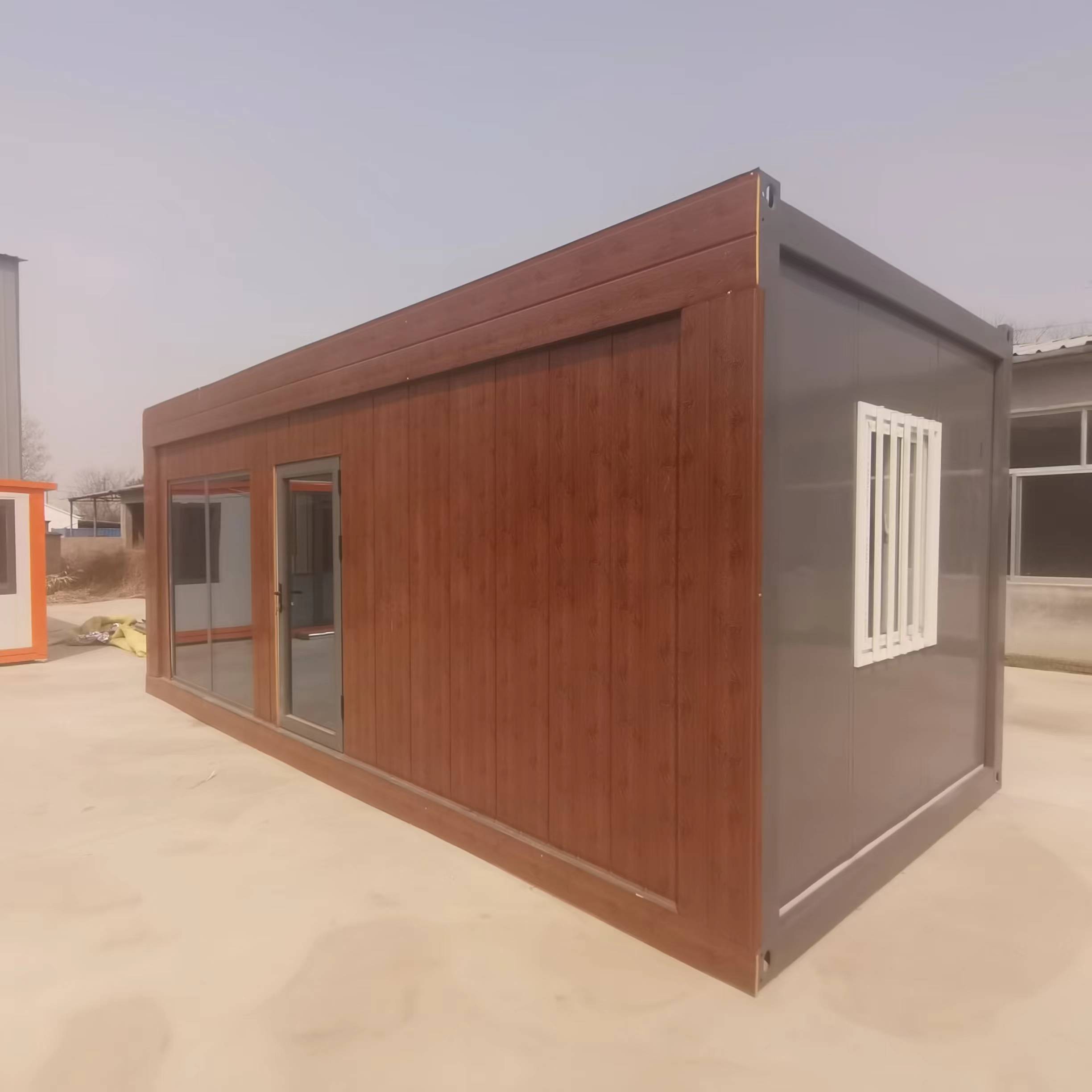 2 story container house with 3 bedroom galvanized steel prefab house personalized design for hotel use