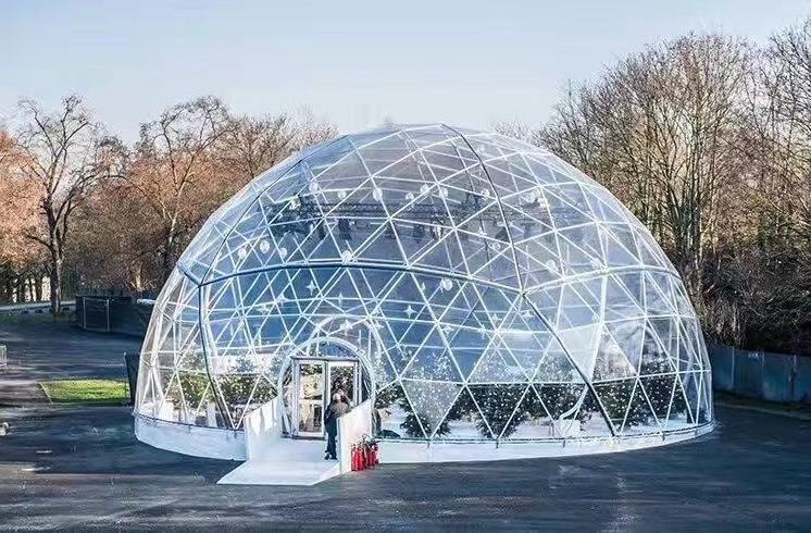 Good-looking Outdoor Small Weather Proof Around Igloo Tent Dome Outdoor Dining Igloo Dome Tent Glamping