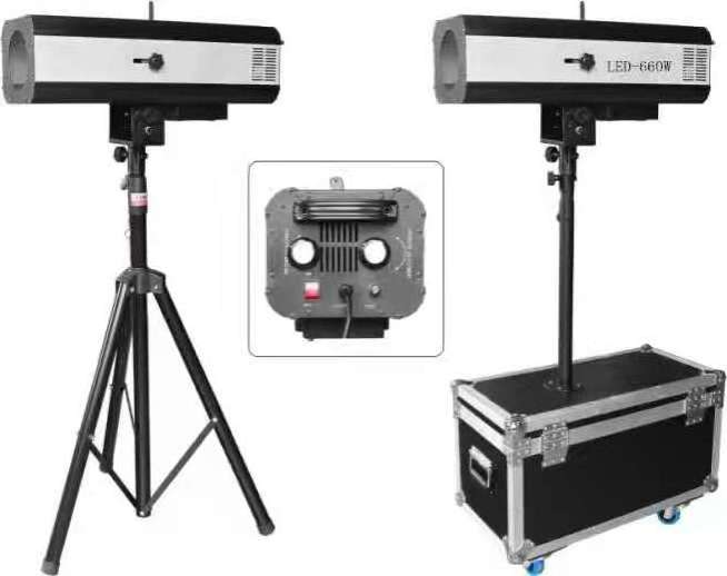 Follow spotlight 330w 440w 660w led follow spot light stage wedding party follow spot lighting