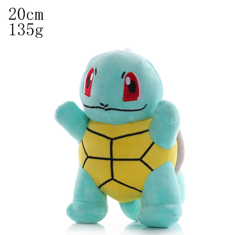 2022 Wholesale 8 Inch Pokemon Plush Toy High Quality Pikachu Plush Squirtle Charmander Bulbasaur Plush