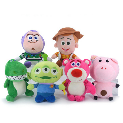 Wholesale High Quality Cartoon Toy Story Plush Toys Buzz Alien Lots Plush Doll Toy Grab Doll