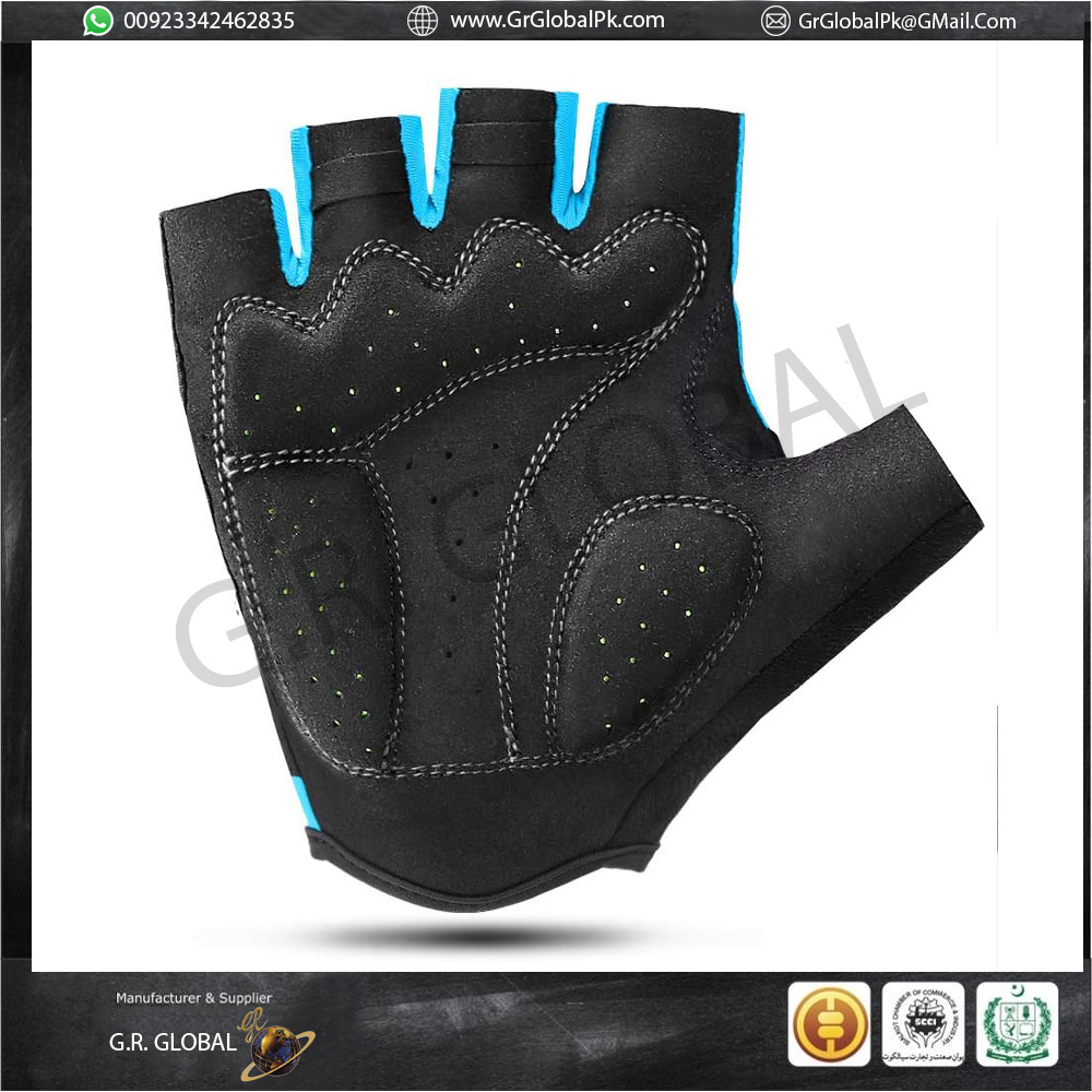 Customizable Design Unisex Gel Comfort Bike Cycling Gloves Breathable Fingerless Outdoor Sports Biker MTB BMX ATV Riding gloves