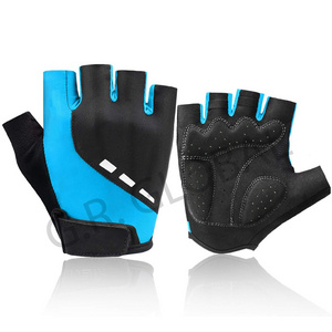 Customizable Design Unisex Gel Comfort Bike Cycling Gloves Breathable Fingerless Outdoor Sports Biker MTB BMX ATV Riding gloves