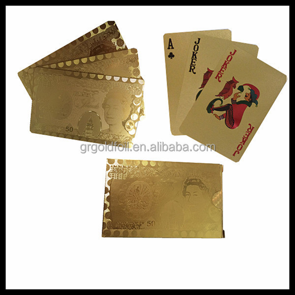 Hot Selling Japanese gold trumps JAPAN ITEM Playing Card