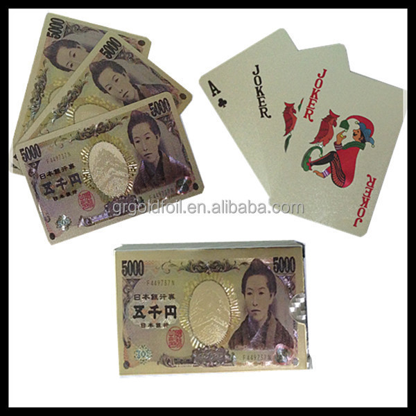 Hot Selling Japanese gold trumps JAPAN ITEM Playing Card