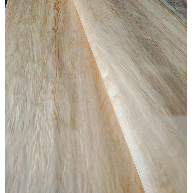 Hot sale cheap sheet  rotary cut natural 2mm pine wood veneer for door skin