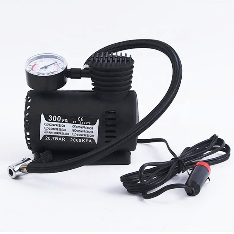 Tire Inflator Portable Air Compressor 300PSI DC 12V Electric Air Pump for Car Tires Bike Motorcycle Ball