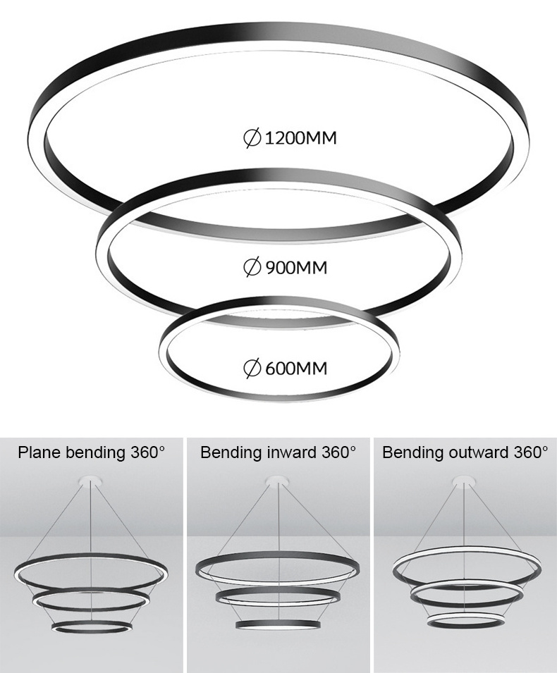 Aluminium Led Profile Wall Bar Light Aluminum Ceiling Gold Outdoor Garden Tile Trim Profiles Strip Magnetic