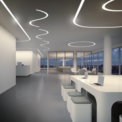 Modern Design Aluminum Led Shower Room Lighting Bar Wall Led Extrusion Corner Low Profile Light Ceiling Plaster In Led Channel BestSuppliers